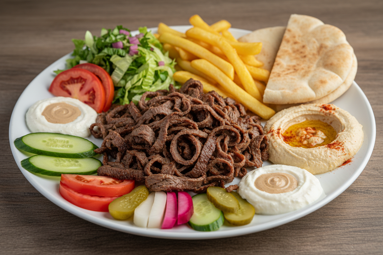 Assiette Shawarma Bœuf