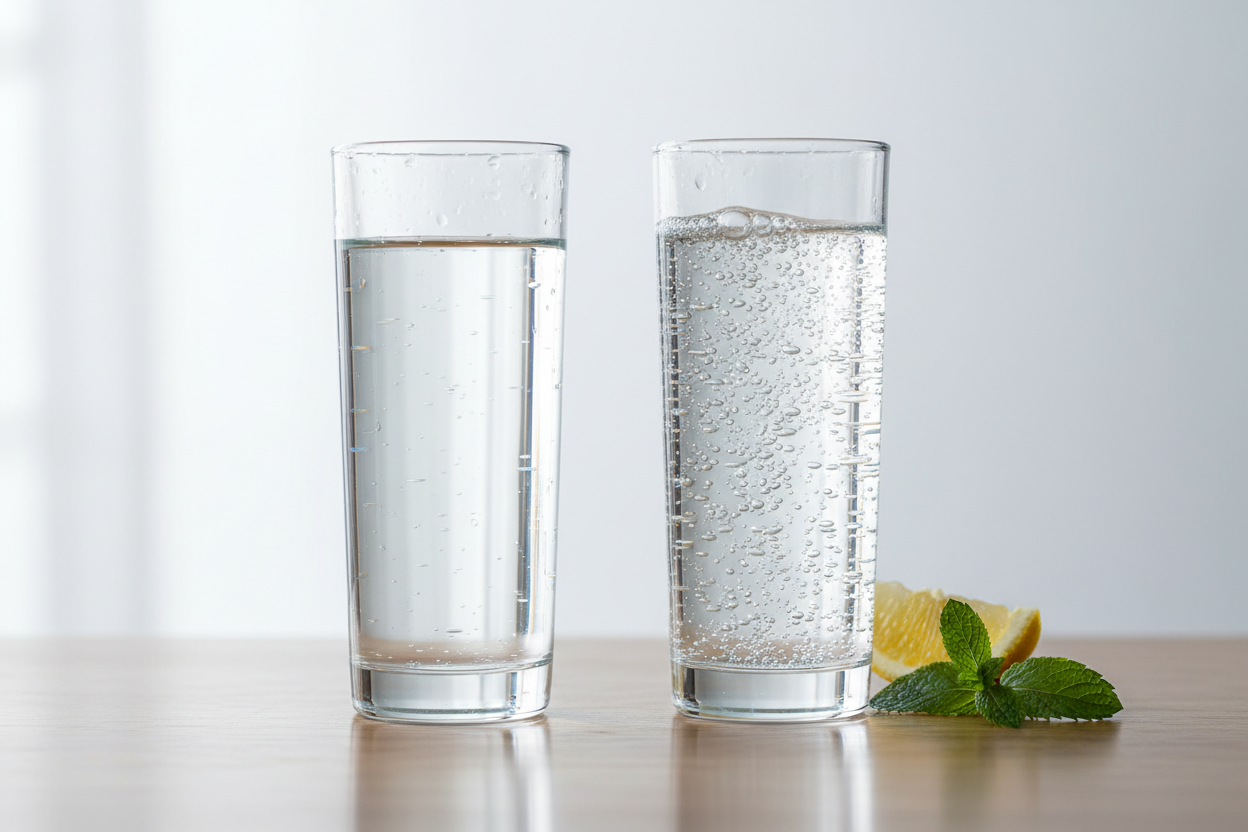 Eau plate ou pétillante