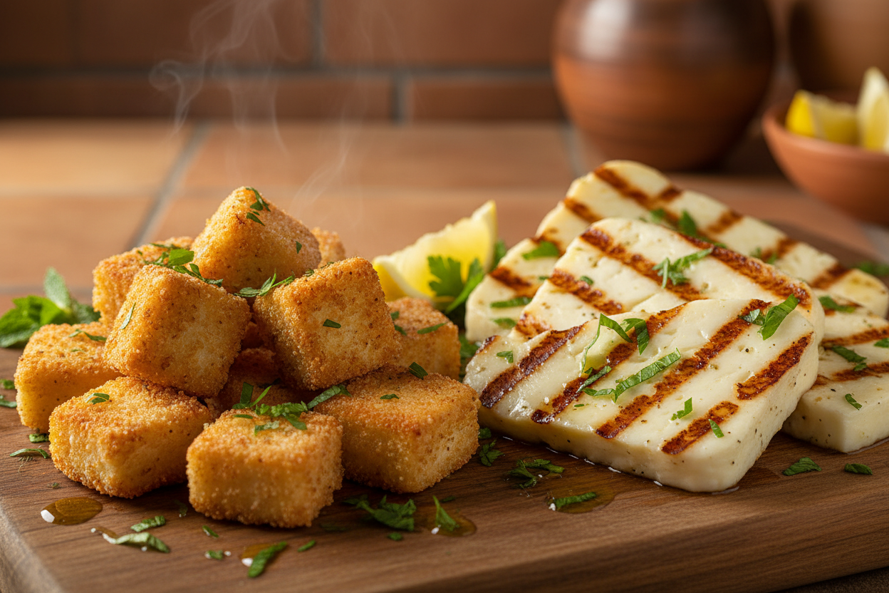 Halloumi frit ou grillé